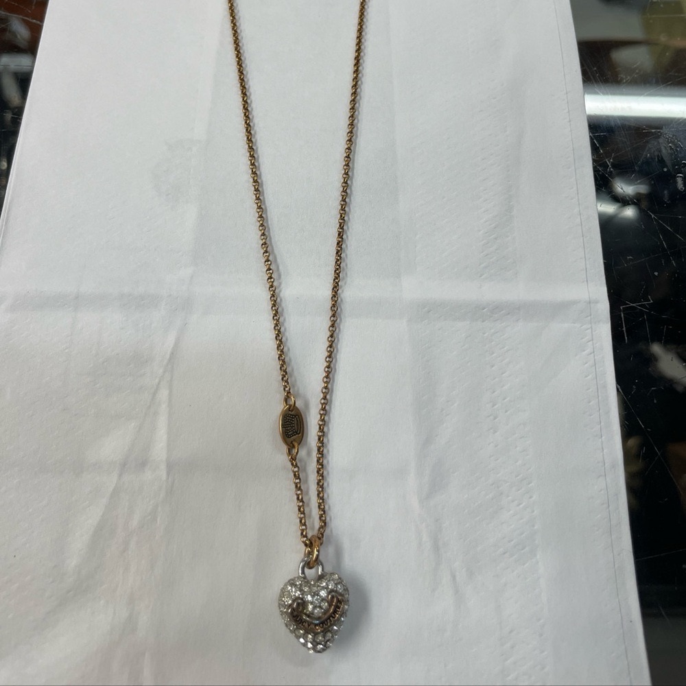 Y2K Juicy Couture Heart Necklace